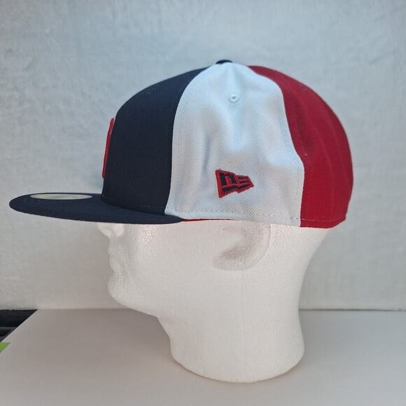 New Era 59Fifty Boston Red Sox MLB Authentic Fitted Hat Cap 8 Red White Blue - Picture 3 of 7